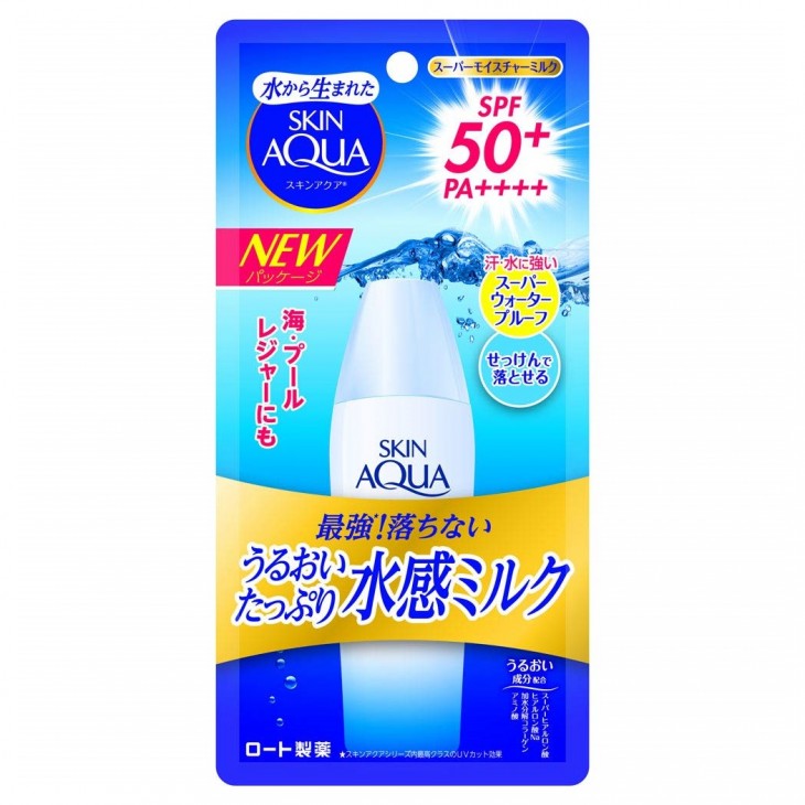 乐敦 SKIN AQUA 超级保湿水润水感防晒乳 SPF50+/PA++++ 40ml